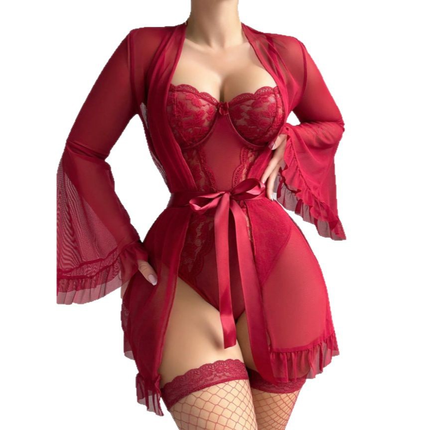 Wine Lace Slip & Camisole