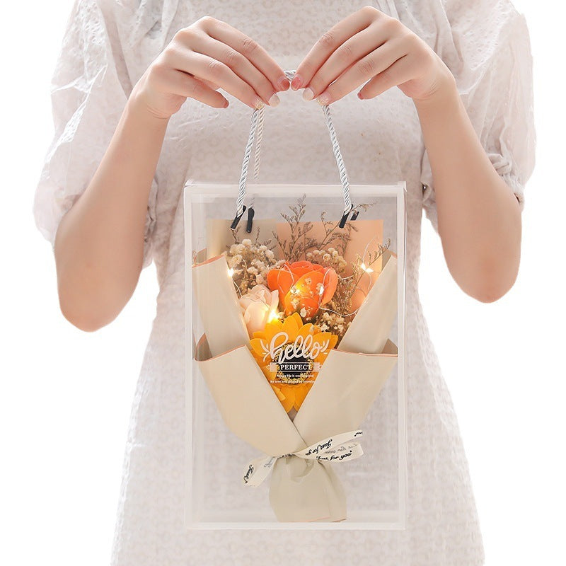 Illuminated Flower Gift Box