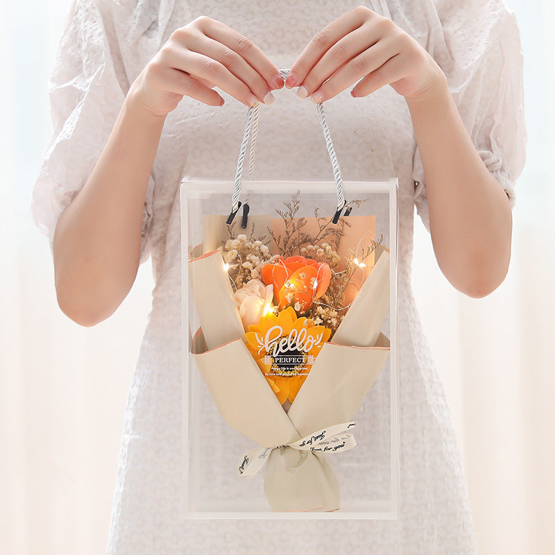 Illuminated Flower Gift Box