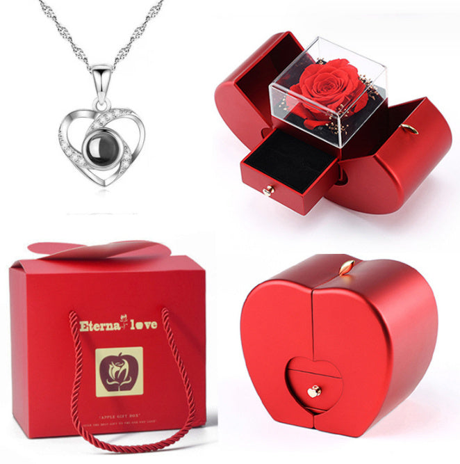 Creative Jewelry Box Christmas Eternal Flower Gift Box
