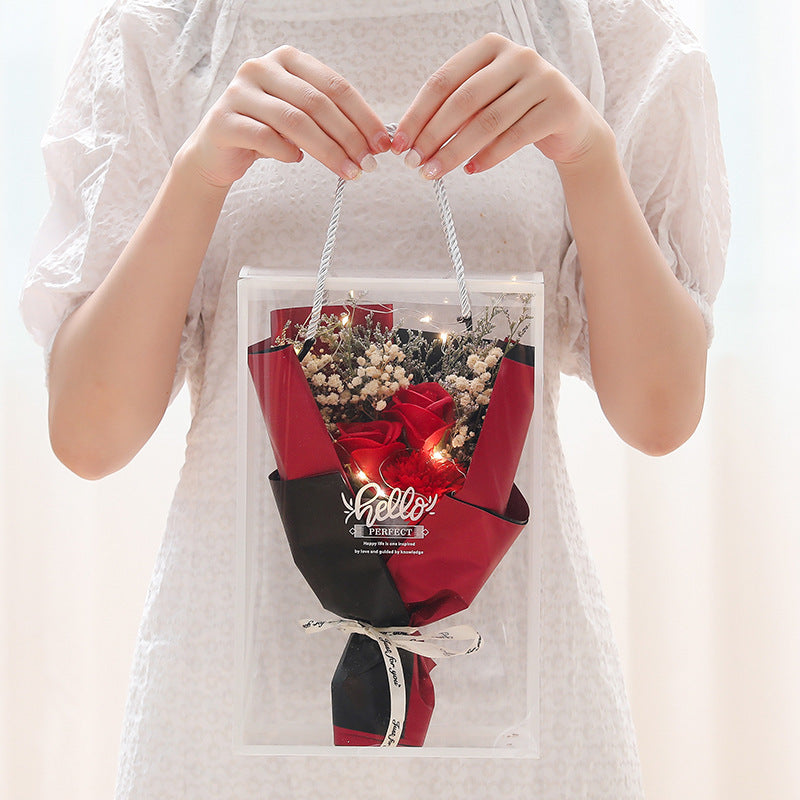 Illuminated Flower Gift Box