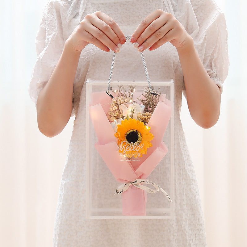 Illuminated Flower Gift Box
